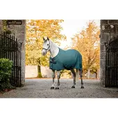 Horseware Rambo Techni Waffle Cooler 140/190/6.3 Dynasty Green/Navy & Silver