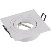 Lighto Inbouwspot wit vierkant kantelbaar - Met GU10 fitting - 10 stuks