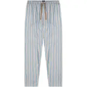 Schiesser Pyjamabroek 'Mix + Relax' beige / blauw
