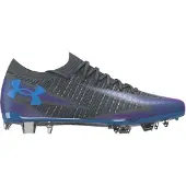 Under Armour Shadow Elite 3 Gras Voetbalschoenen (FG) Grijs Blauw Paars