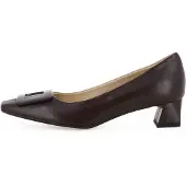 Evita Pumps 'Sabrina' beige / donkerbruin