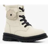 Blue Box meisjes veterboots met vakje wit maat 28