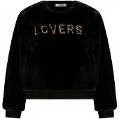 Deeluxe Sweatshirt 'Kylera' ecru / donkerbruin / oranje / zwart