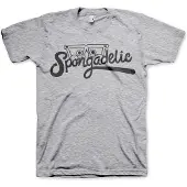Spongebob SquarePants Spongadelic T-Shirt Heather-Grey-M