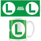 Ginza.se - Super Mario Luigi Initial White Pod Mug - White