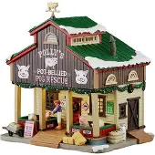 Lemax Polly's Pot-bellied Pig Rescue 19x26x27 cm Kerstdorp