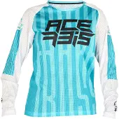 Acerbis MX J-Windy 5 Groen Wit Kids Cross Jersey Maat XS