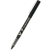 Pilot V7 Hi-Tecpoint Rollerball Pen, 0,7 mm punt - Zwart