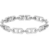 BOSS Geborstelde en gepolijste schakelarmband Maat M