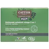 Cattier 2 in 1 scrub gezichtsreiniger 85 g Zeep