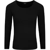 Schiesser Onderhemd ' Invisible Soft Warming ' zwart