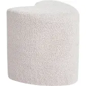 Beliani SCOTIA - Poef - Beige - Chenille
