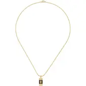 GUESS Ketting 'REBEL' goud / zwart