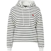 Pieces Sweatshirt 'PCCHILLI' zwart / wit