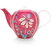 Pip studio Theepot Flower Festival Dark Pink 1,6 L