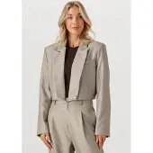 Ibana Dames Blazers Jelah Pinestripe - Taupe - Maat 42