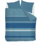 Beddinghouse Dekbedovertrek Fera Blauw Flanel-140 x 200 / 220 cm | 1-Persoons