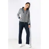 Hajo Dames huispak donkerblauw interlock | Maat 48