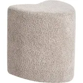 Beliani SCOTIA - Poef - Lichtbruin - Chenille