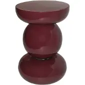 Brix bijzettafel dex maroon 33x33x50cm