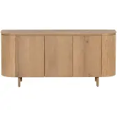 LivingFurn Dressoir Tobago Naturel Eikenfineer 170cm
