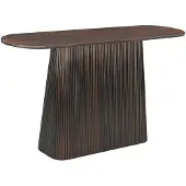 LivingFurn Salvator ovale sidetable mangohout 140cm