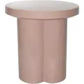 LivingFurn salontafel noa vintage pink 43x43x45cm