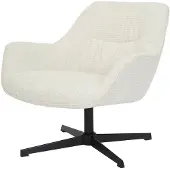LivingFurn fauteuils daphne sand - stof