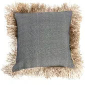 Bazar Bizar The Cotton Bonita Cushion Cover - Natural Black - 60x60