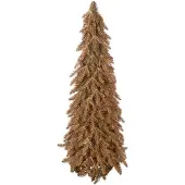 J-Line kerstboom - kunststof - goud - medium