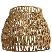 Lighto | Hanglamp Rotan Naturel Ø35 cm - Plafondlamp - Japandi Lamp - Eetkamer - Slaapkamer - Woonkamer - Vela