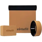 VirtuFit Premium Kurk Yoga Kit - Ecologisch - 3-Delig