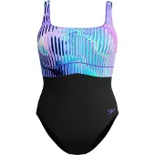 Speedo eco new contour eclipse pr 1p bla/b wedstrijd badpak dames -