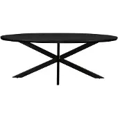 LivingFurn Jesper Oval Black 240 cm-31018