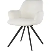 LivingFurn eetkamerstoel doreen boucle - 2 stuks