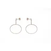 Karma Pull Through oorbel M1315 Hoop Studs