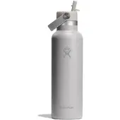 Hydroflask Standard Mouth Flex Straw Cap Drinkfles (621 ml) - Birch