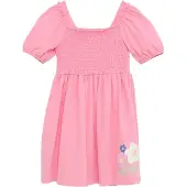 s.Oliver Jurk blauw / lichtgroen / lichtroze / wit