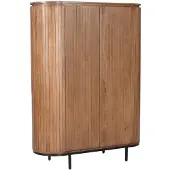 LivingFurn kabinetkast noor natural 150cm mangohout / gecoat staal