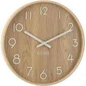 J-Line J‑Line 54390 wandklok multiplex/MDF naturel 53 cm