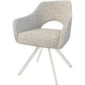 LivingFurn Eetkamerstoel Helen Zand Naturel- Set van 2