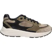 Xsensible Sneaker Men Manhattan Stretchwalker Dark Taupe Combi-Schoenmaat 40