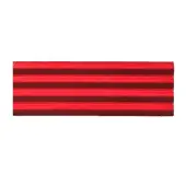 Terre d'Azur Colina met ribbel 10x30cm rood glans