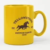 Yellowstone Kopje/koffiemok Dutton Ranch Montana Mok