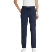 Hajo Comfortabele dames vrijetijdsbroek blauw - Blauw - Maat - 40