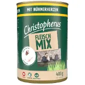 Christopherus vleesmix 6x400g - met kippenhartjes