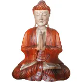 Ancient Wisdom Handgesneden Boeddhabeeld - 60 cm Welkom