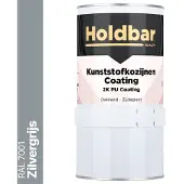 Holdbar Kunststofkozijnen Coating Zilvergrijs (RAL 7001) 1 Kg - Kunststof Kozijnen Schilderen - Hecht direct op kunststof - 100% UV-bestendig - kunststof kozijnen verven