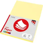 Quantore - Kopieerpapier A4 160gr kanariegeel 50vel