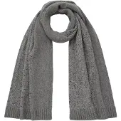 Falke Rustique sneldrogend warm wol wintersjaal unisex grijs - maat ONESIZE